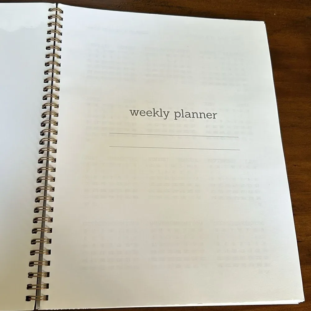 Planner undated notebook NeW Jess Paper and Co